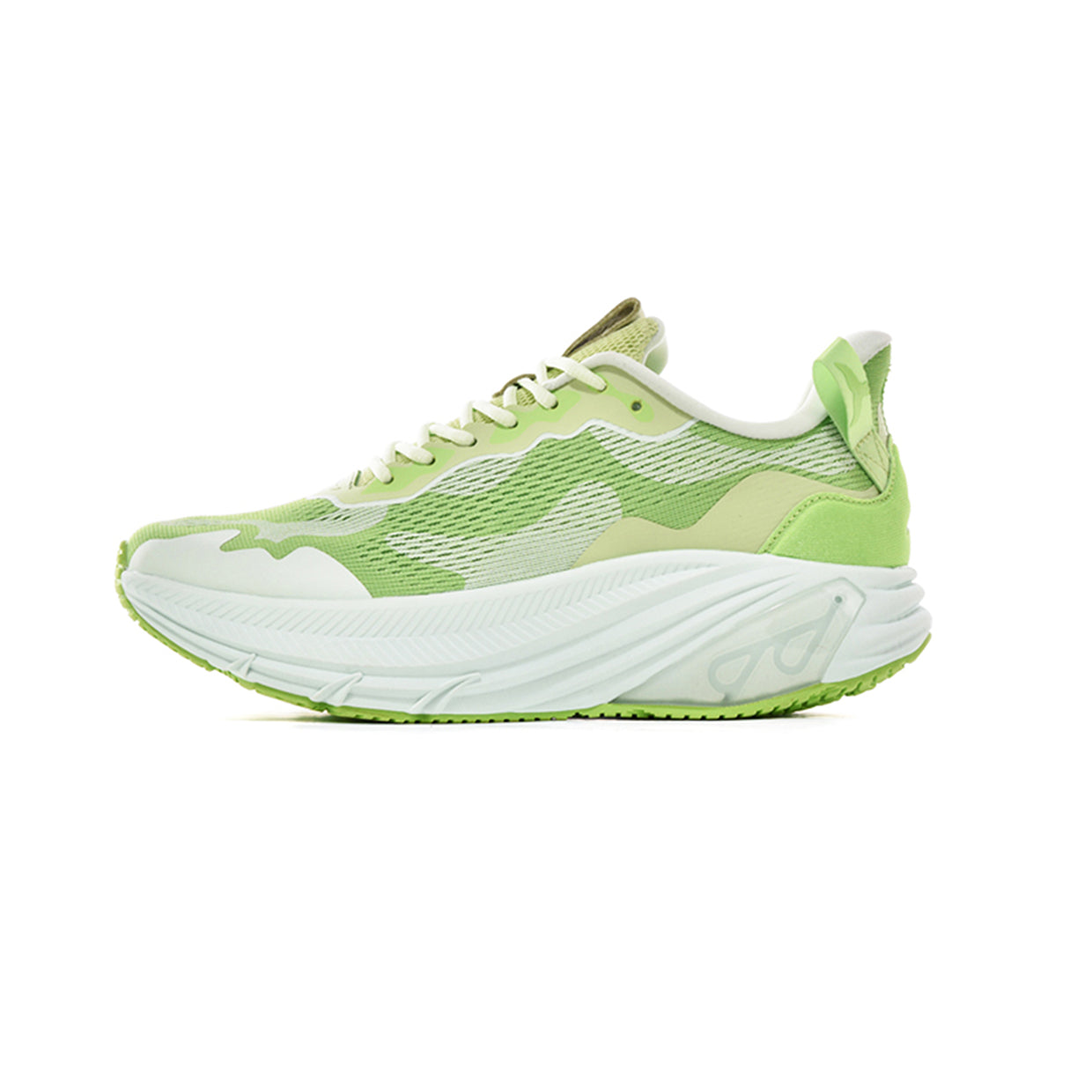 Breathable Lightweight Running Sneakers, Men & Women's Shock Absorbing Athletic Shoe, Green